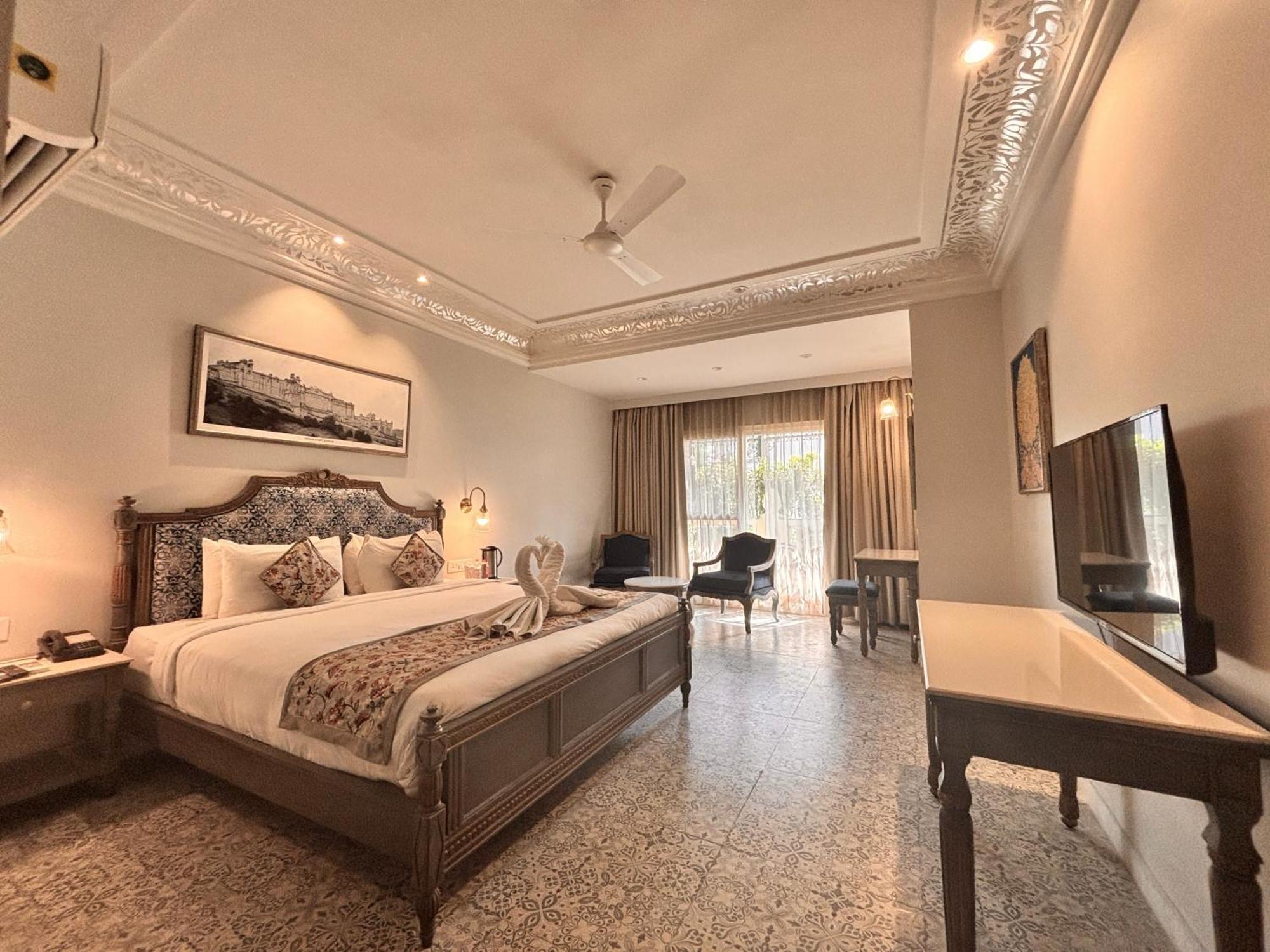 Ratnawali - A Vegetarian Heritage Hotel Jaipur Ngoại thất bức ảnh